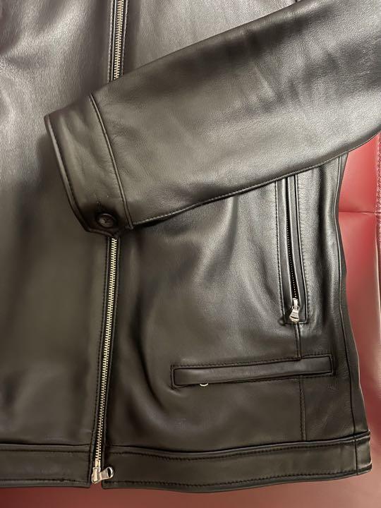 TETE HOMME（テットオム）の「SHEEP LEATHER JACKET / スタンド