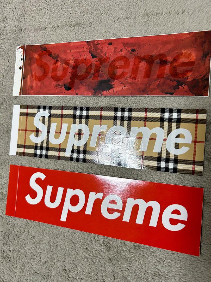 Supreme Box Logoステッカー3枚セット22SS 23SS
