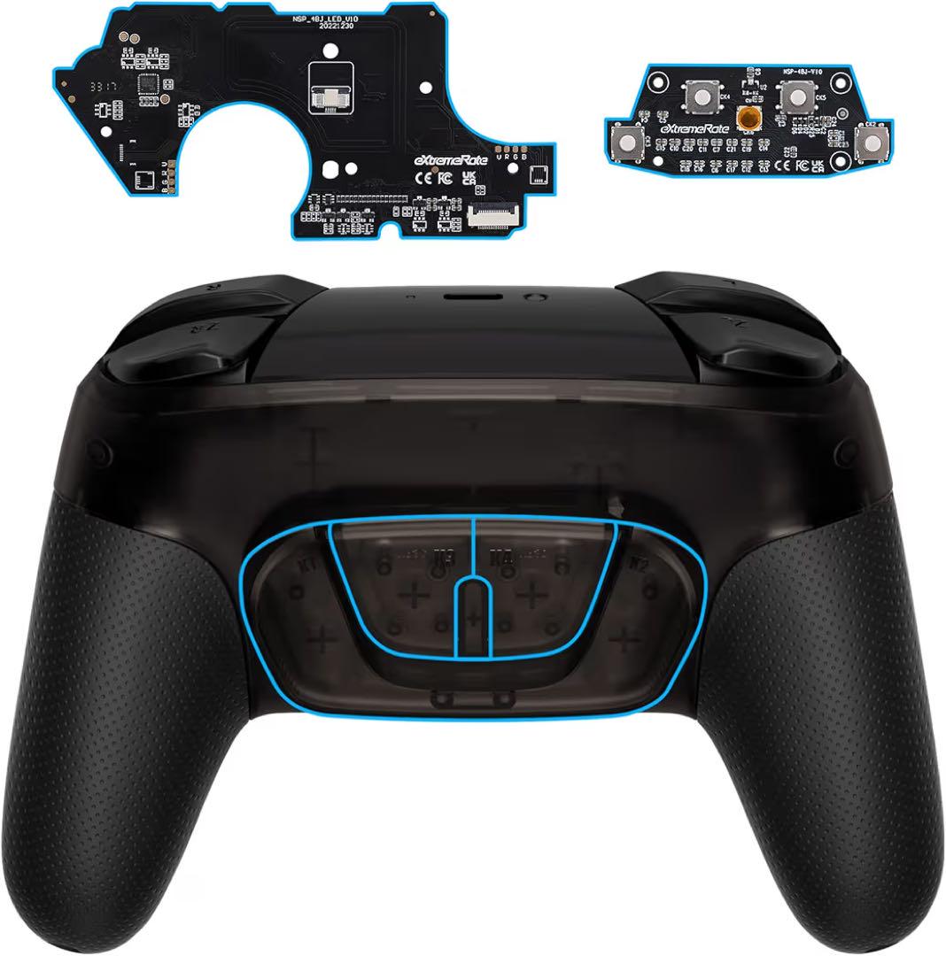 SwitchProコントローラーに対応用プログラムできるRISE4リマップキット