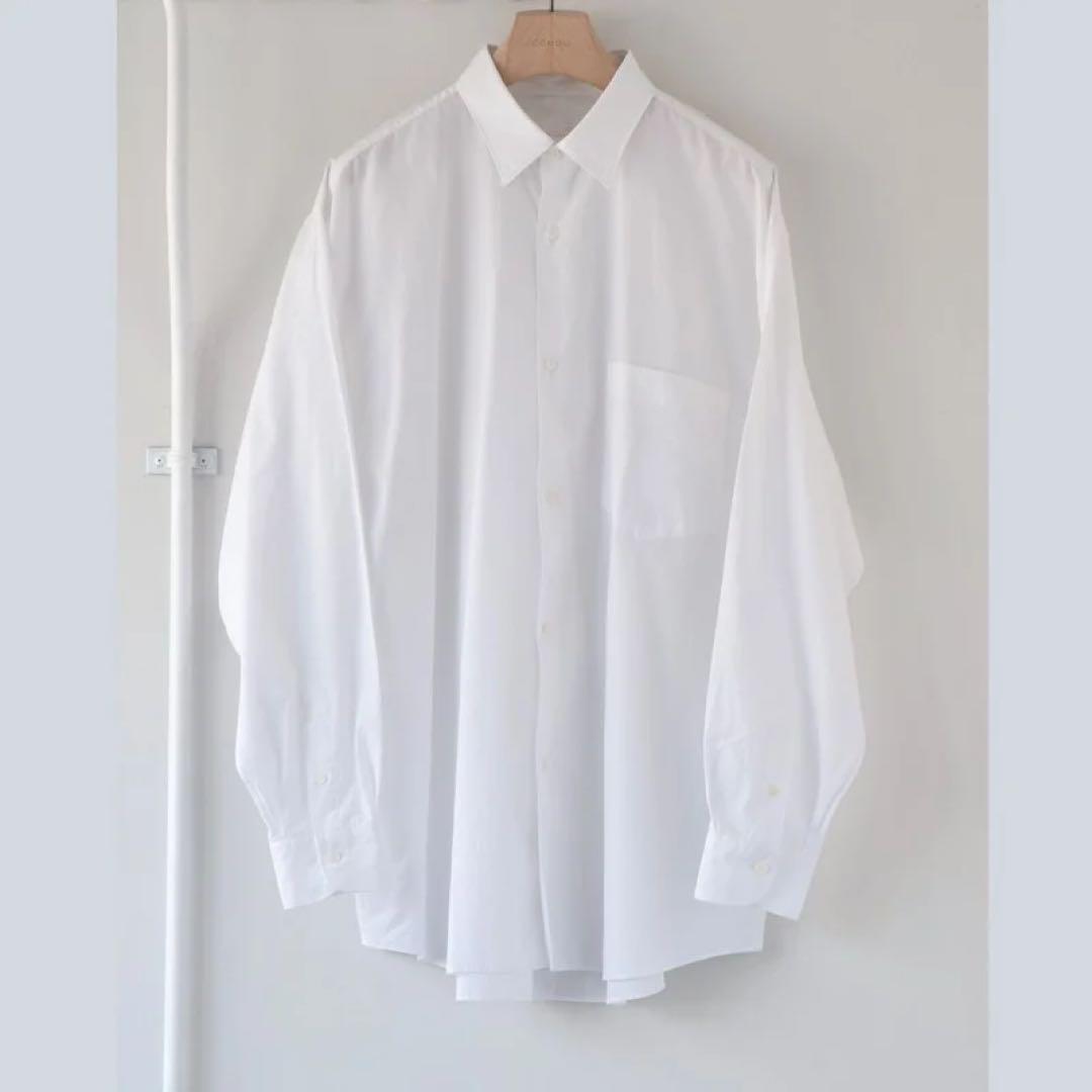 COMOLI コモリシャツ (WHITE) サイズ5