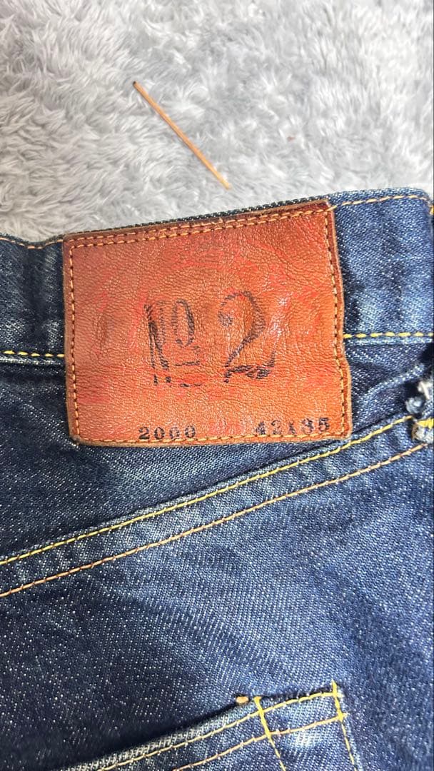 美品 EVISU デニム 赤耳 ビッグカモメ ピンク No.2 美品 EVISU デニム 赤耳 ビッグカモメ ピンク No.2