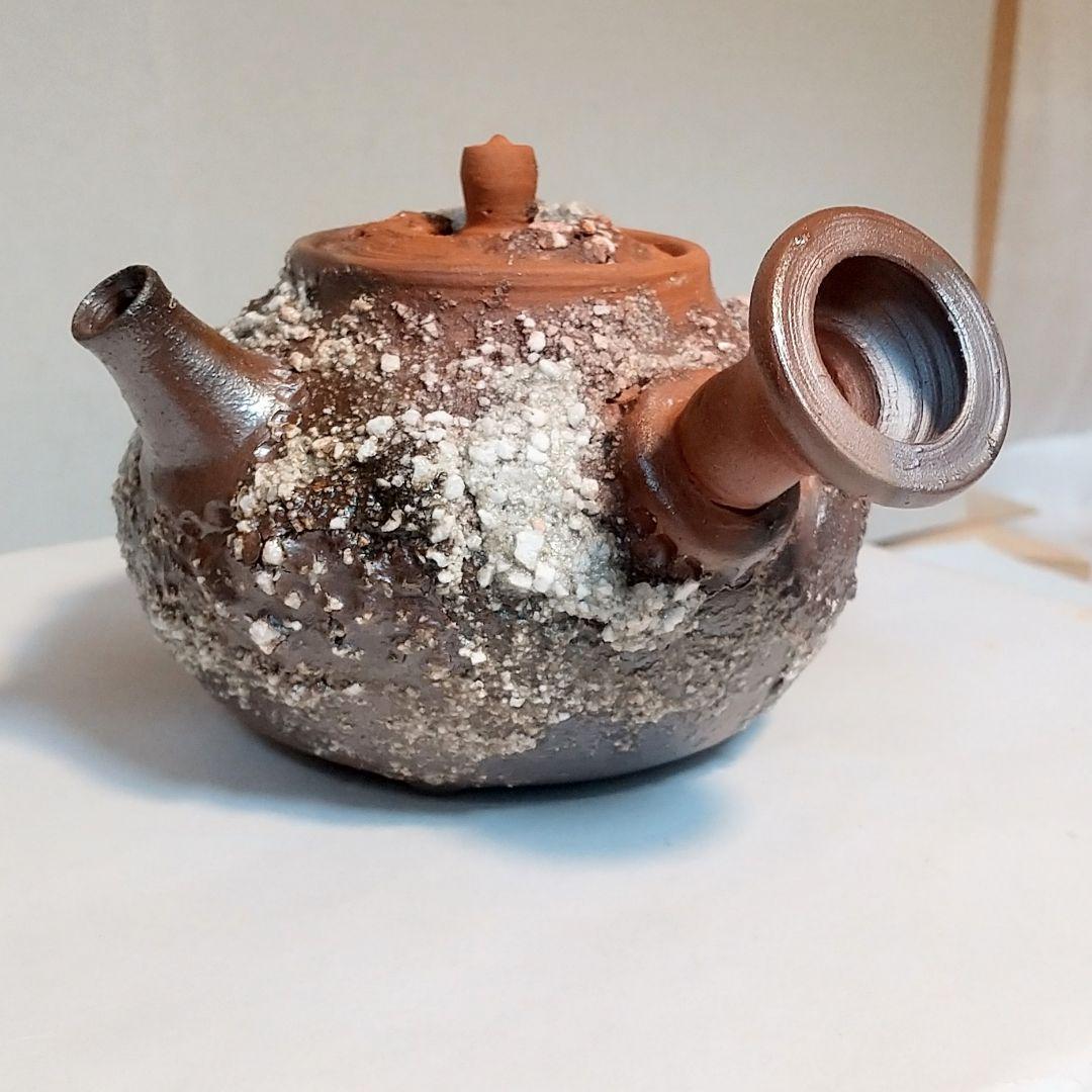 (N3-7）堆泥急須 茶壺 茶道具 茶注 茶注 煎茶道具 煎茶 常滑 備前