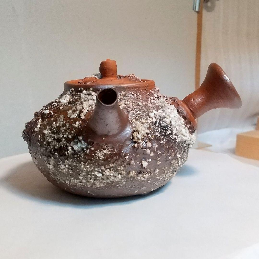 (N3-7）堆泥急須 茶壺 茶道具 茶注 茶注 煎茶道具 煎茶 常滑 備前