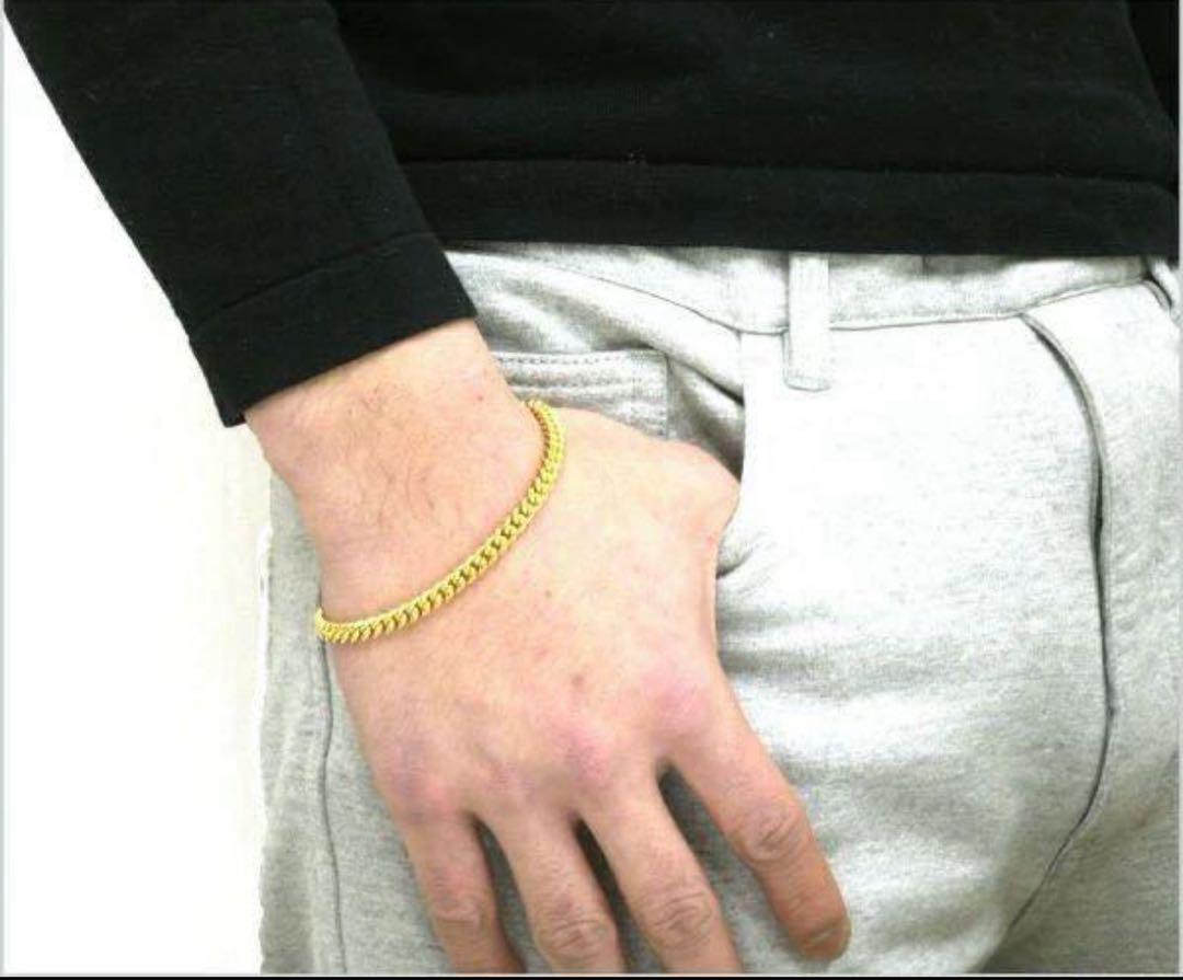 ゴールド キヘイ ブレスレット チェーン 18金 仕上げ 18K