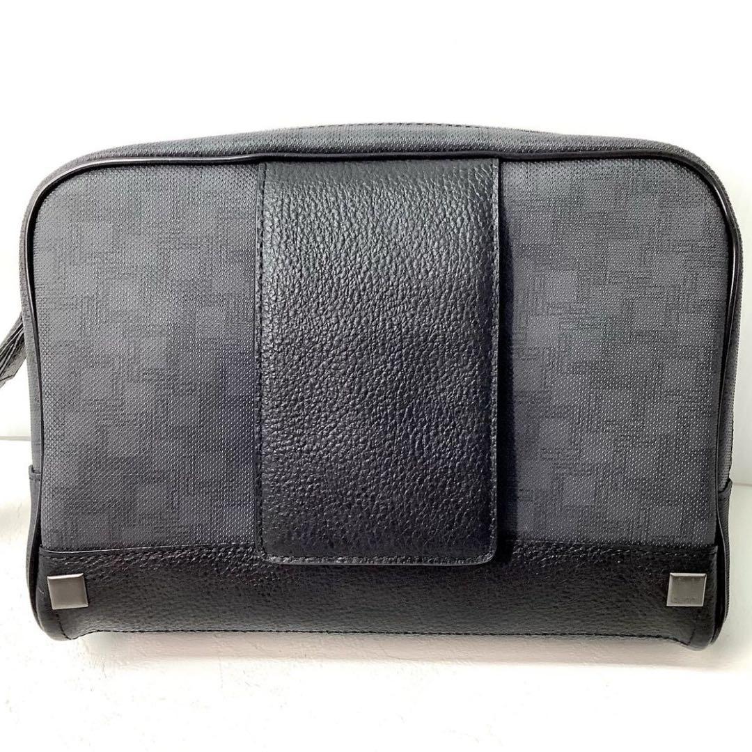 美品】Dunhill ダンヒル D-8 セカンドバッグ クラッチ PVCレザー