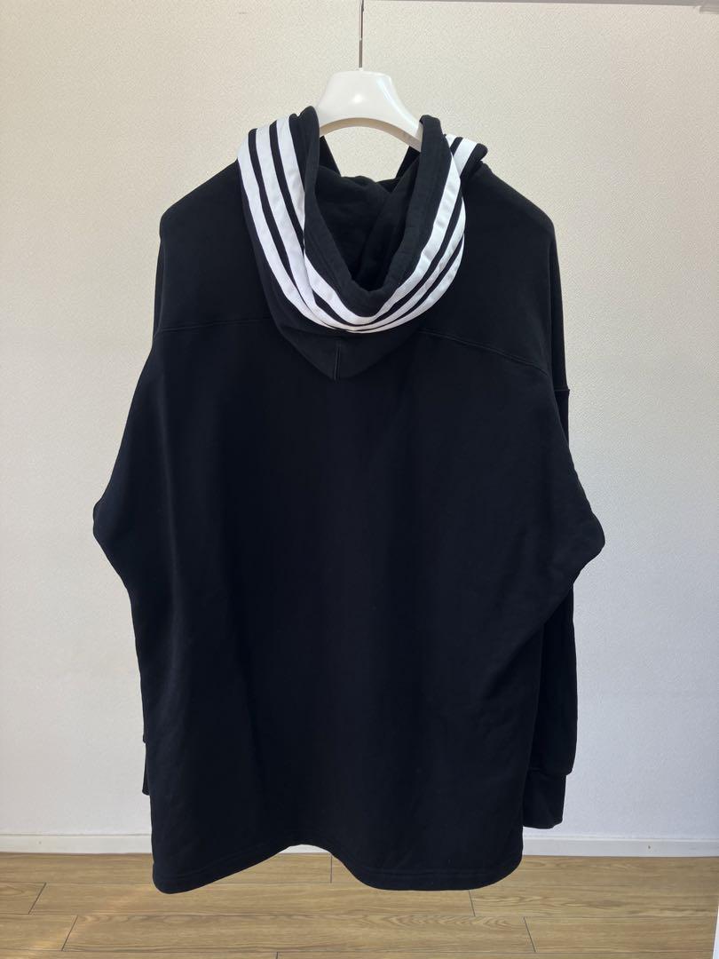 Y-3 ワイスリー ロゴ プリント ジップ スウェット パーカー