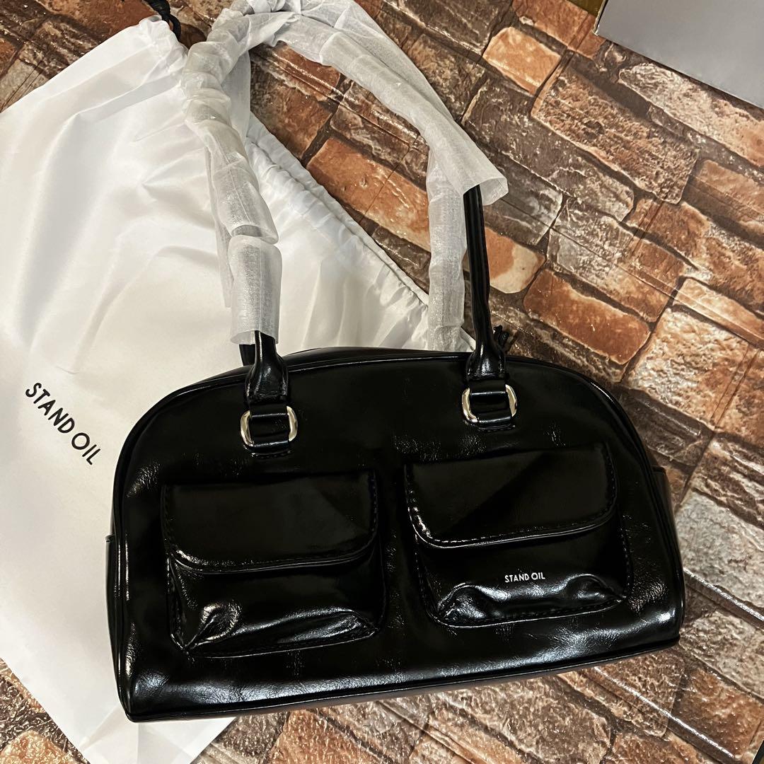 美品 STAND OIL Chubby Bag チャビーバッグ ブラック