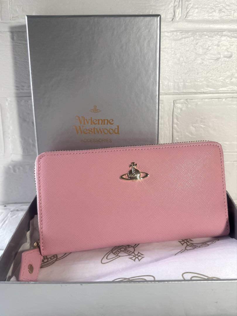 Vivienne Westwood ピンク 長財布 - メルカリ
