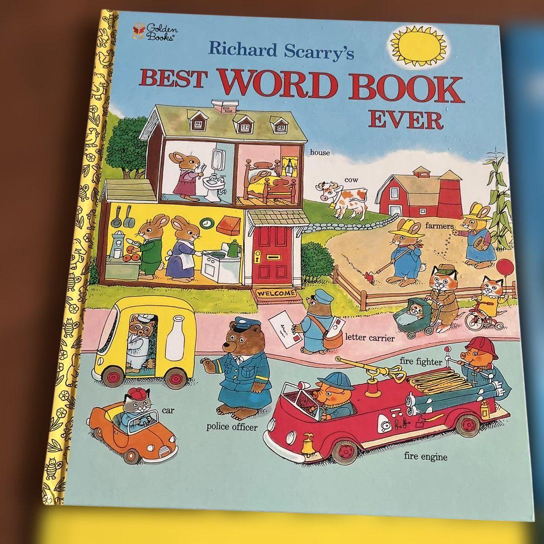 リチャード・スキャリー 人気洋書 英語 絵本4冊セット 多読 読み聞かせ