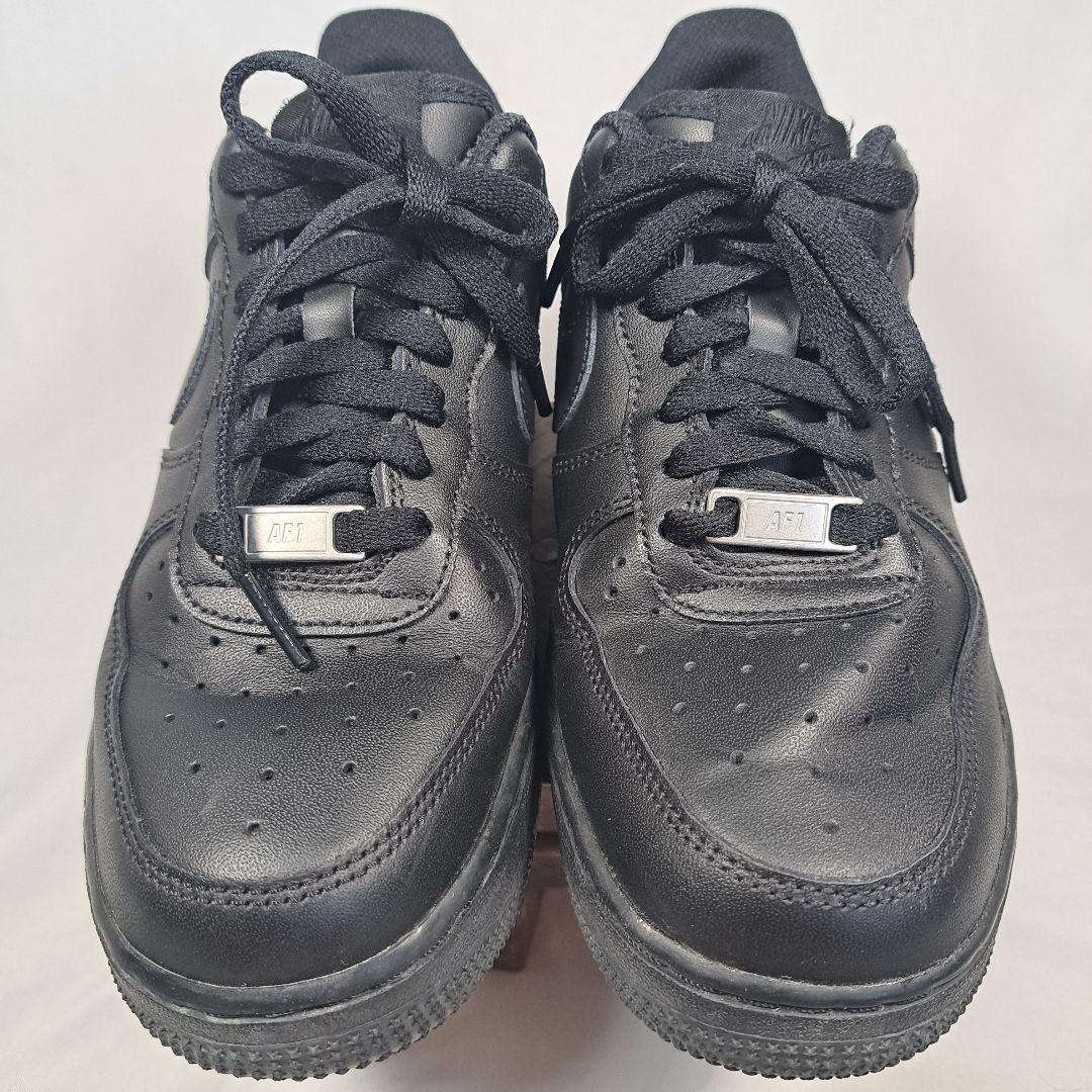 ナイキ　Nike　　AIR　FORCE1　ブラック　24.5㎝　レディース