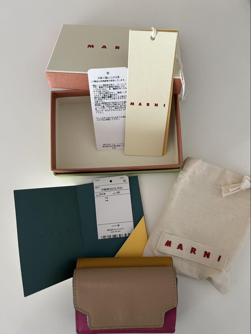 【最終価格・お値下げ不可】マルニ MARNI トリフォールド 三つ折り財布