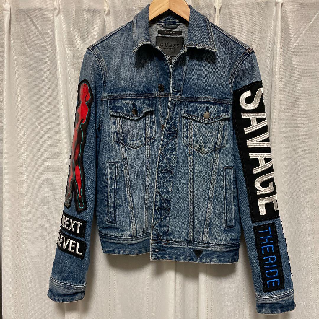 53%OFF!】 GUESS ゲス DILLON JACKET デニムジャケット Gジャン 超人気 Gジャン GUESSデニムジャケット Gジャン/デニムジャケット