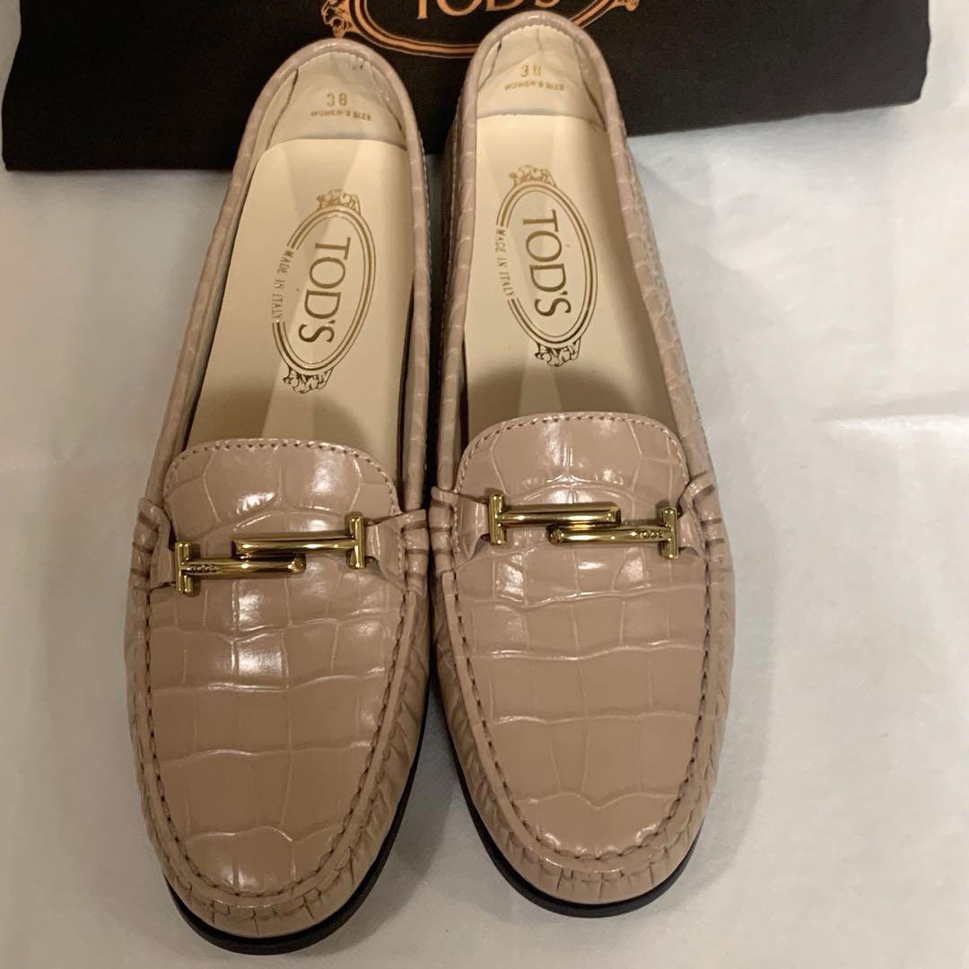 TOD'S トッズ ダブルT ロゴ ローファー 国内発送・関送込 専用 新品 TOD'S トッズ ダブルT ロゴ ローファー
