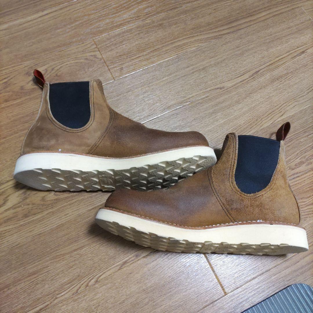 大量入荷 REDWING 7h(25.5)D【ほぼ新品 チェルシーランチャー 8898 靴