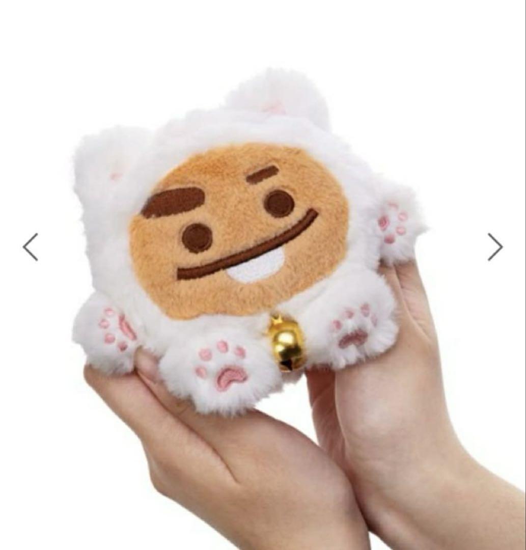 SHOOKY 白猫 キャット ぬいぐるみ　BT21 CAT DAY シリーズ BT21 CAT DAY シリーズ 2/14～発売(公式オンラインストア)