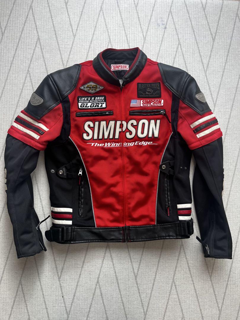 SIMPSON シンプソン メッシュジャケット ライダースジャケット L