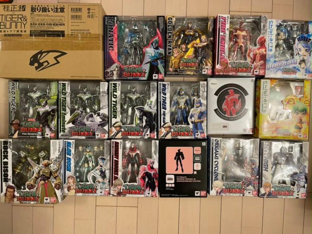 TIGER&BUNNY タイガー&バニー S.H.フィギュアーツ 17点セット TIGER&BUNNY タイガー&バニー S.H.フィギュアーツ 17点セット