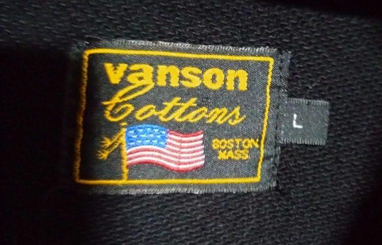VANSON スカル ボーン ジップアップ パーカー　E