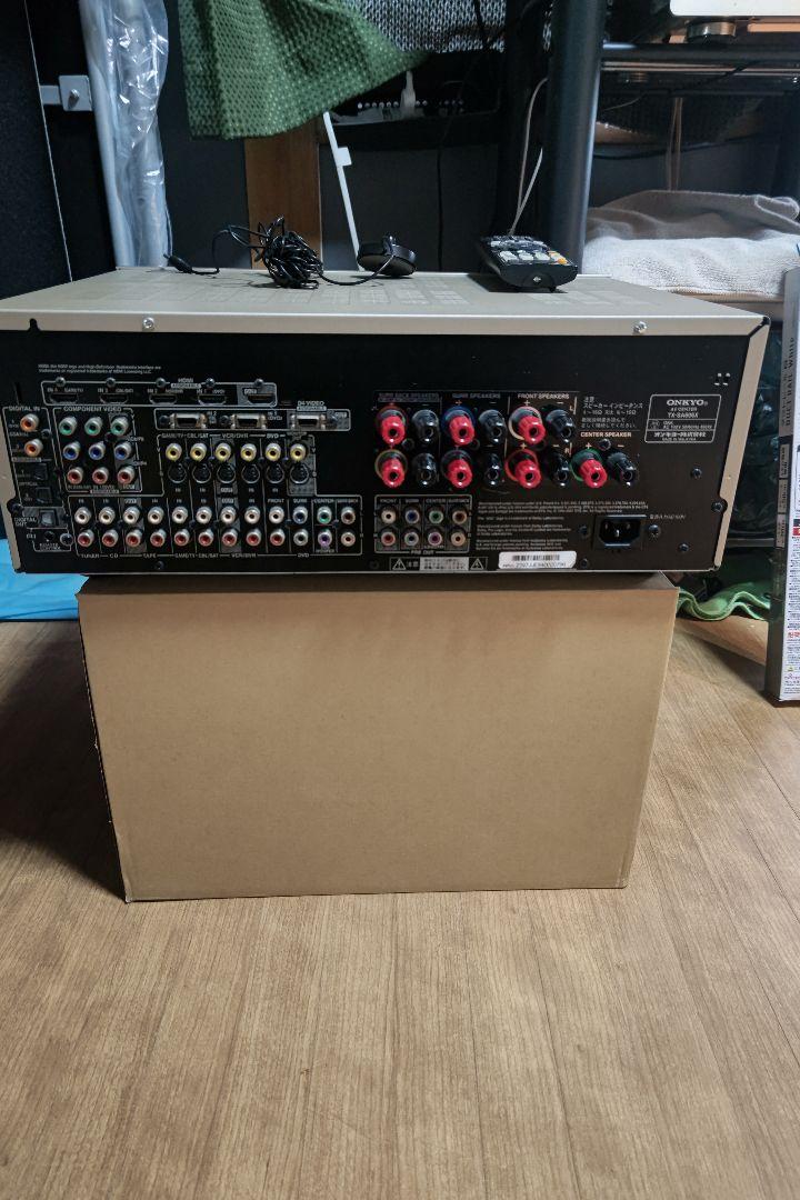 テスト済！Onkyo TX-SA606X アンプ シルバー取説ありとおまけ付き