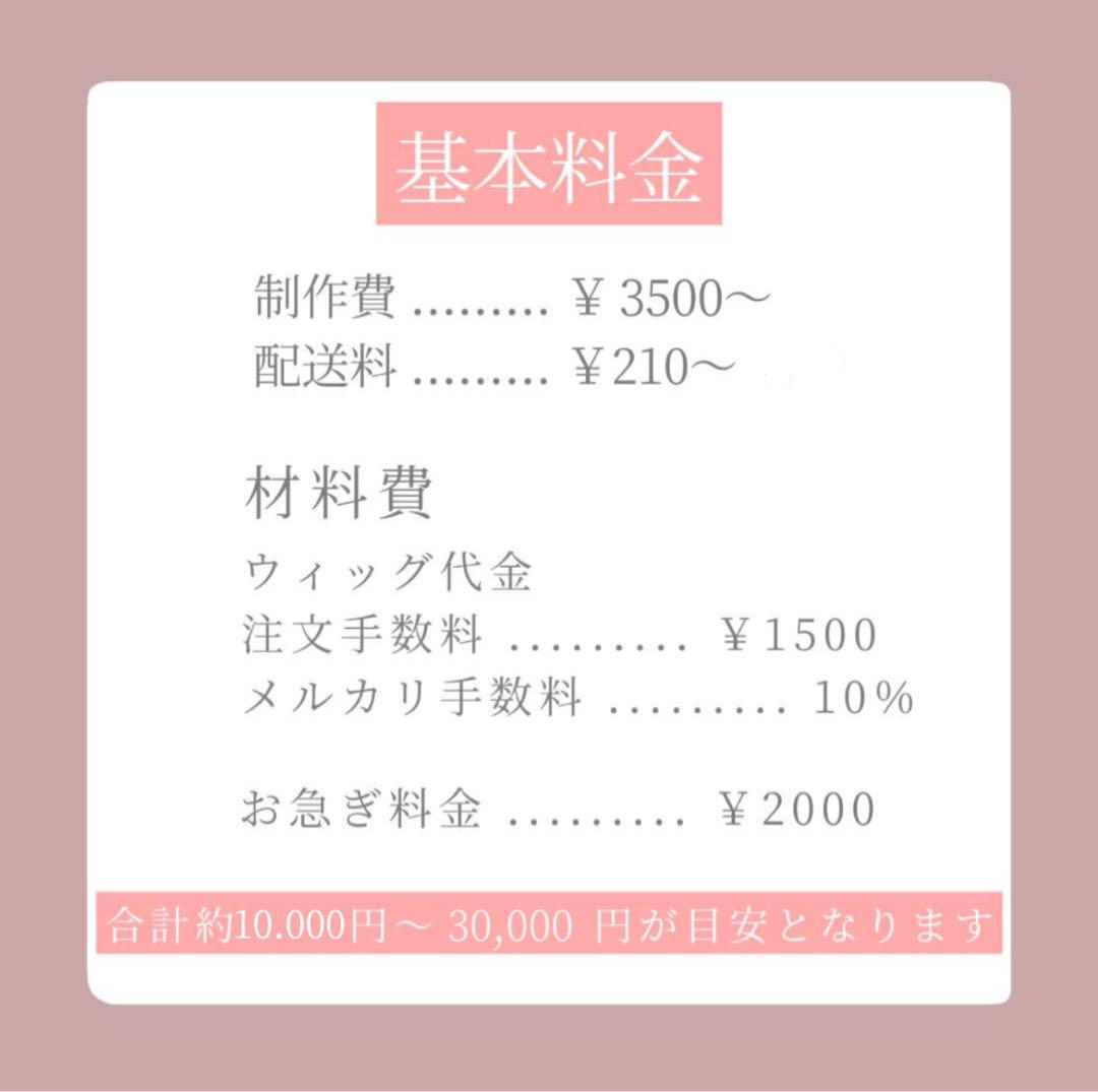 コスプレ ウィッグオーダー 専用ページ【受付中】 - メルカリ