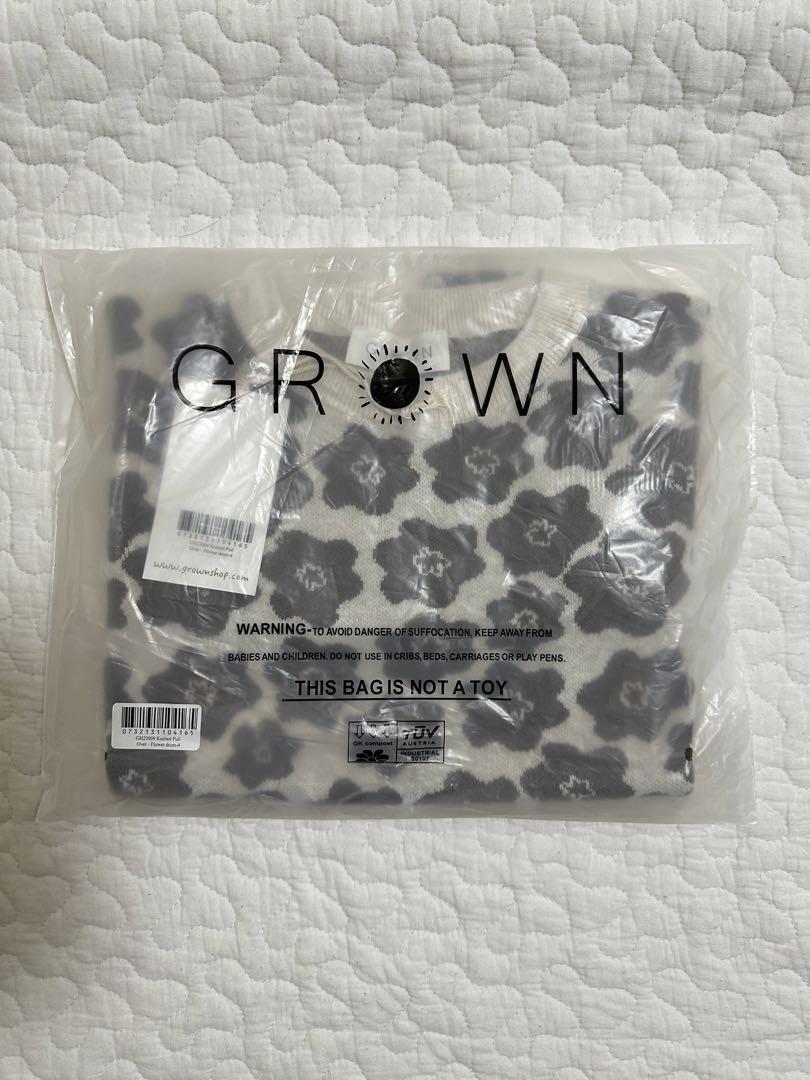 トップス [GROWN] KNITTED PULL OVER / FLOWER DRUM