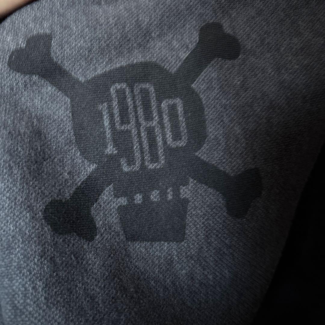 STÜSSY ジップアップパーカー L グレー