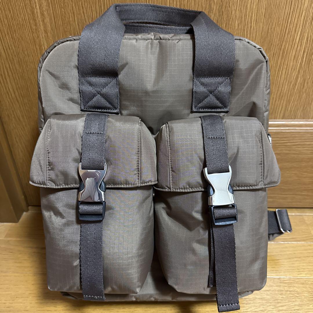 LeSPORTSAC PUFFY 2WAY BAGトフィーブラウン 神崎恵