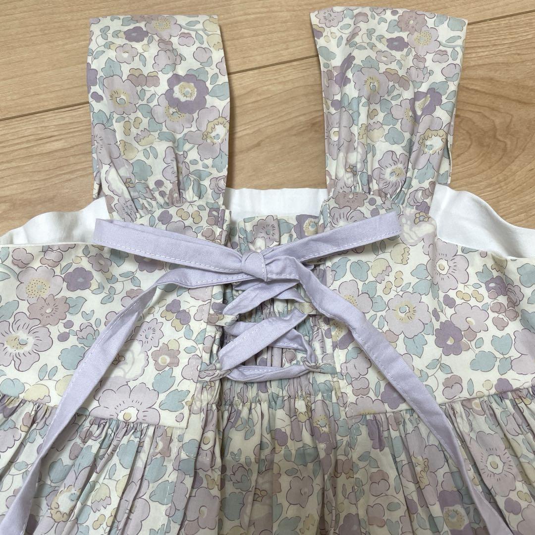 ハンドメイド♡リバティ　ベッツィ　レースアップワンピース　lala