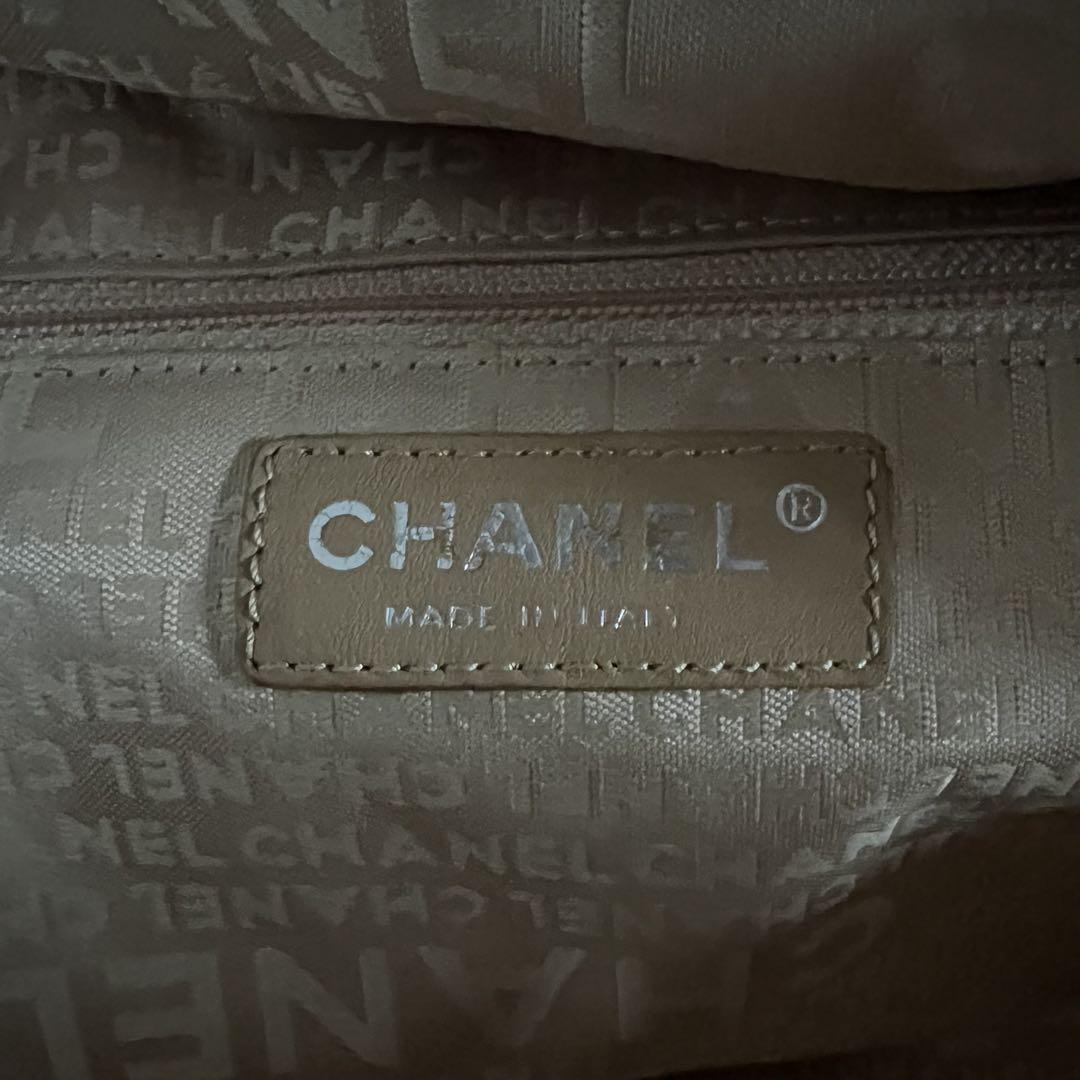 CHANEL シャネル ココマーク ハンドバッグ パンチング メッシュ レザー