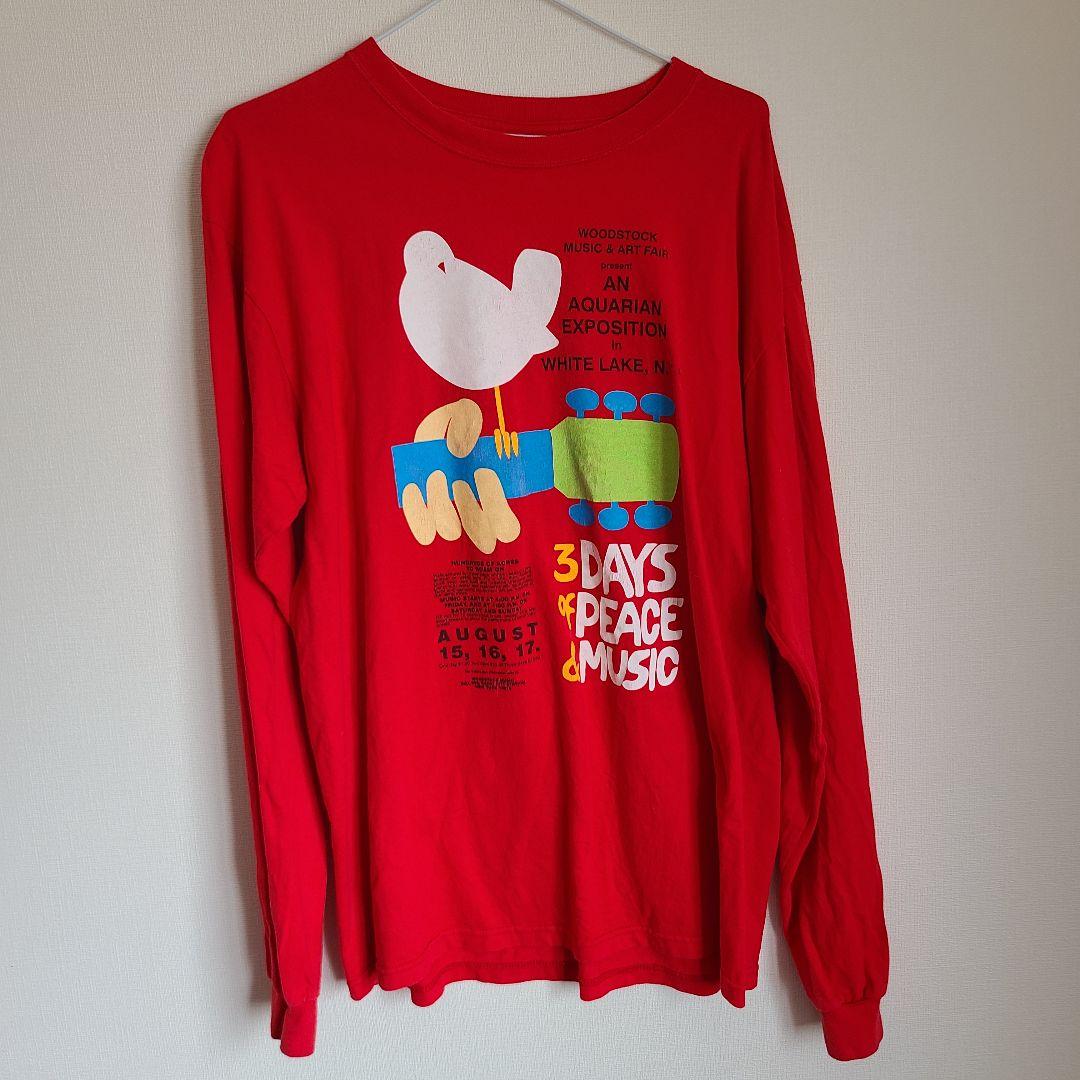 美品 90's Wood stock ウッドストック　キムタク　ロンT 00s