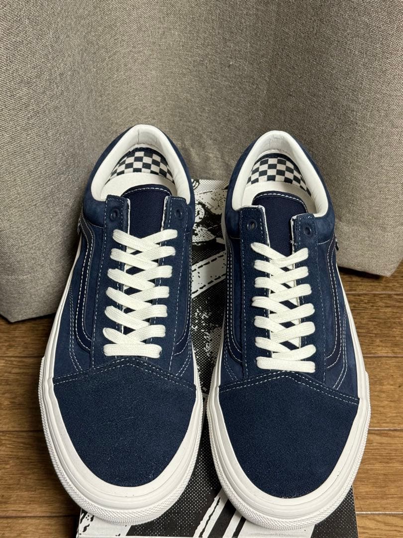 ヴァンズ スケート スクール ポップ クッシュ ネイビー 30cm30cm VANS