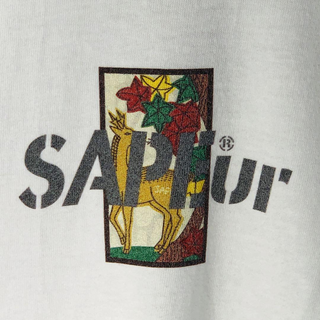 【新品タグ付き】サプール デニスロッドマン 花札柄 デカロゴ ロンT 長袖 M