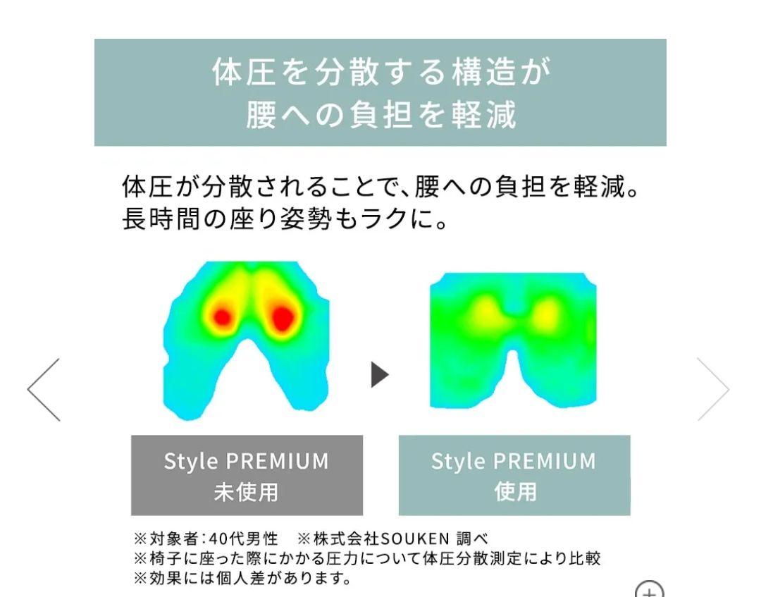 【美品】スタイルプレミアム StylePREMIUM 骨盤矯正クッションチェア