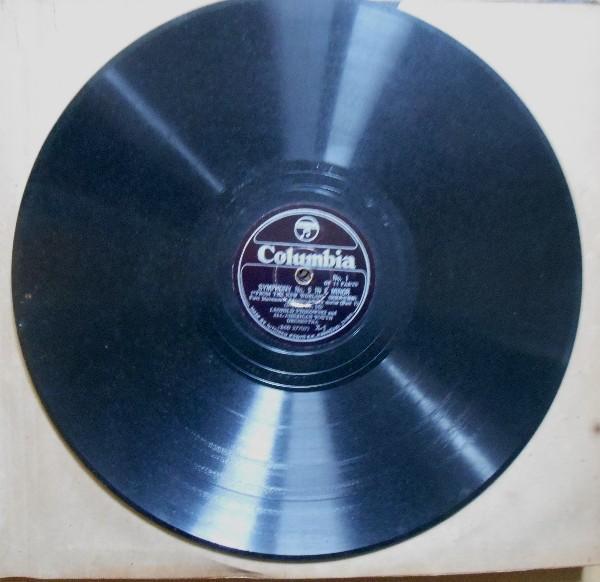 ドヴォルザーク Columbia SYMPHONY No,5 SPレコード6枚組