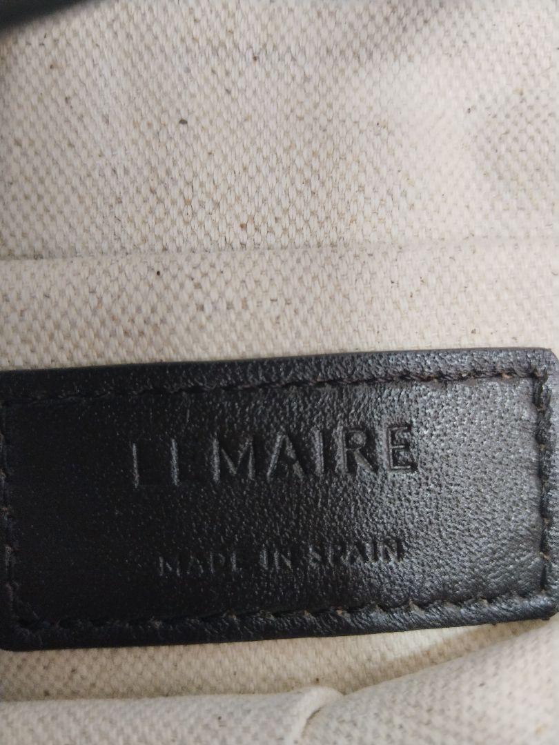 LEMAIRE ブラックレザーショルダーバッグ