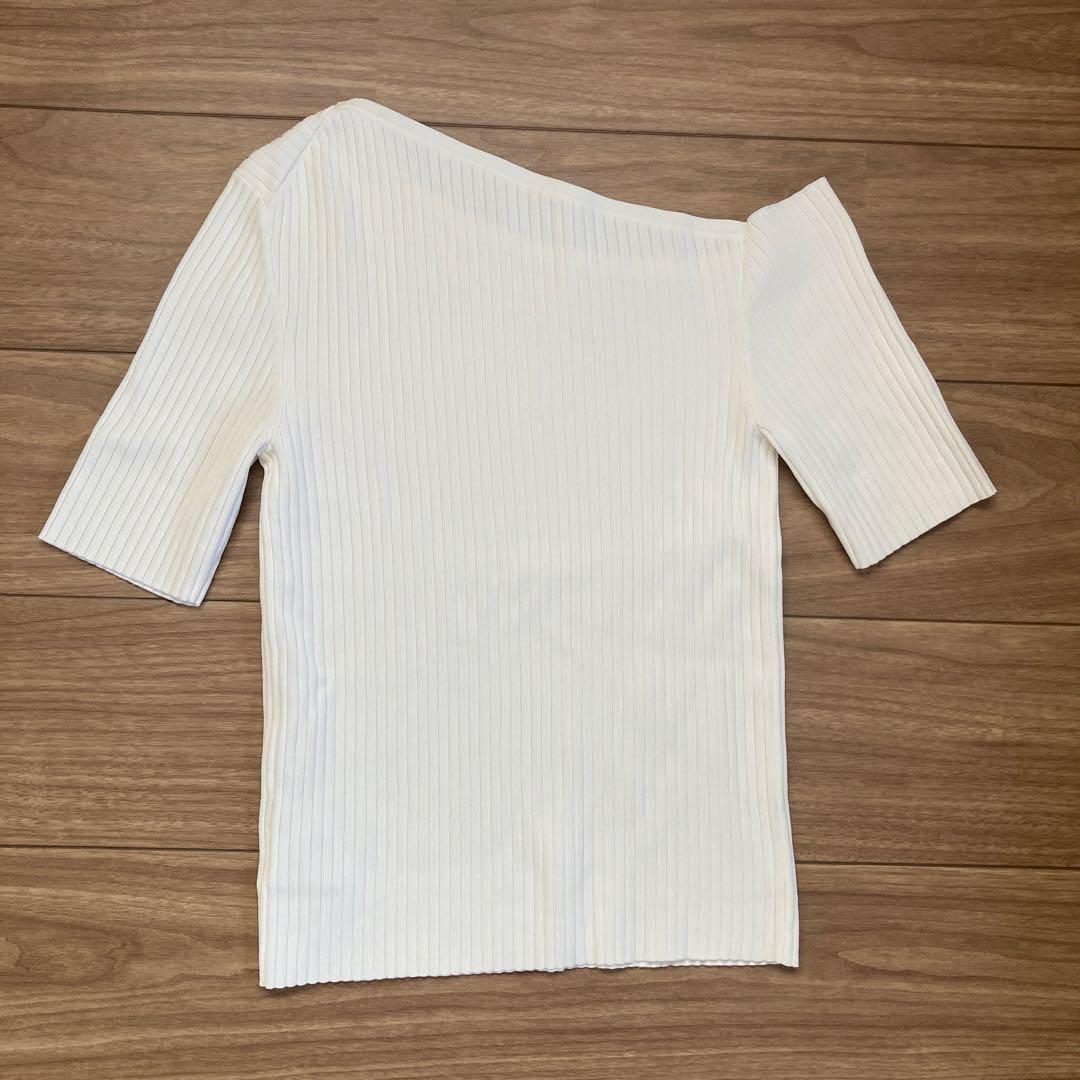 【人気ショップが最安値挑戦！】 NOBLE ノーブル 半袖Tシャツ新しい リブ編み トップス