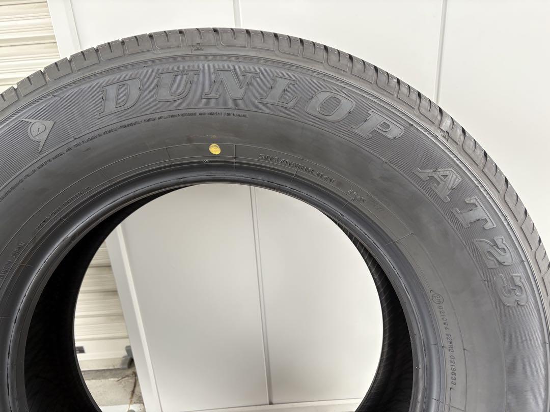 新車外し　DUNLOP AT23 265 65 R18 ランクル250 VX
