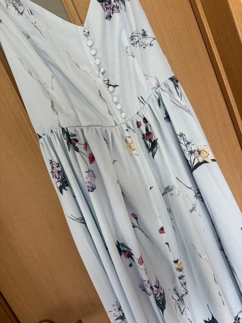 ボタニカルプリントキャミソールワンピース S ミント ボタニカルプリントキャミソールワンピース S ミント