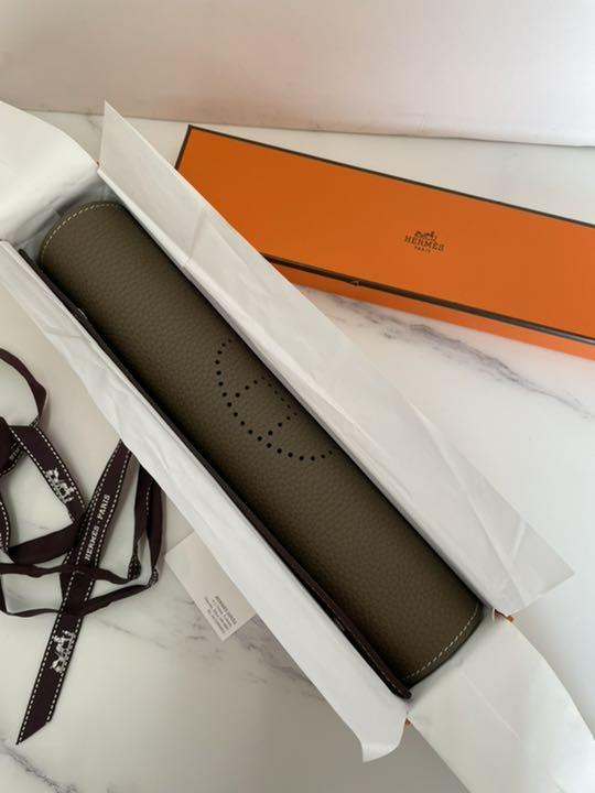 U刻印新品未使用 HERMES エルメス ヴィドポッシュ レザー トレイ トレー