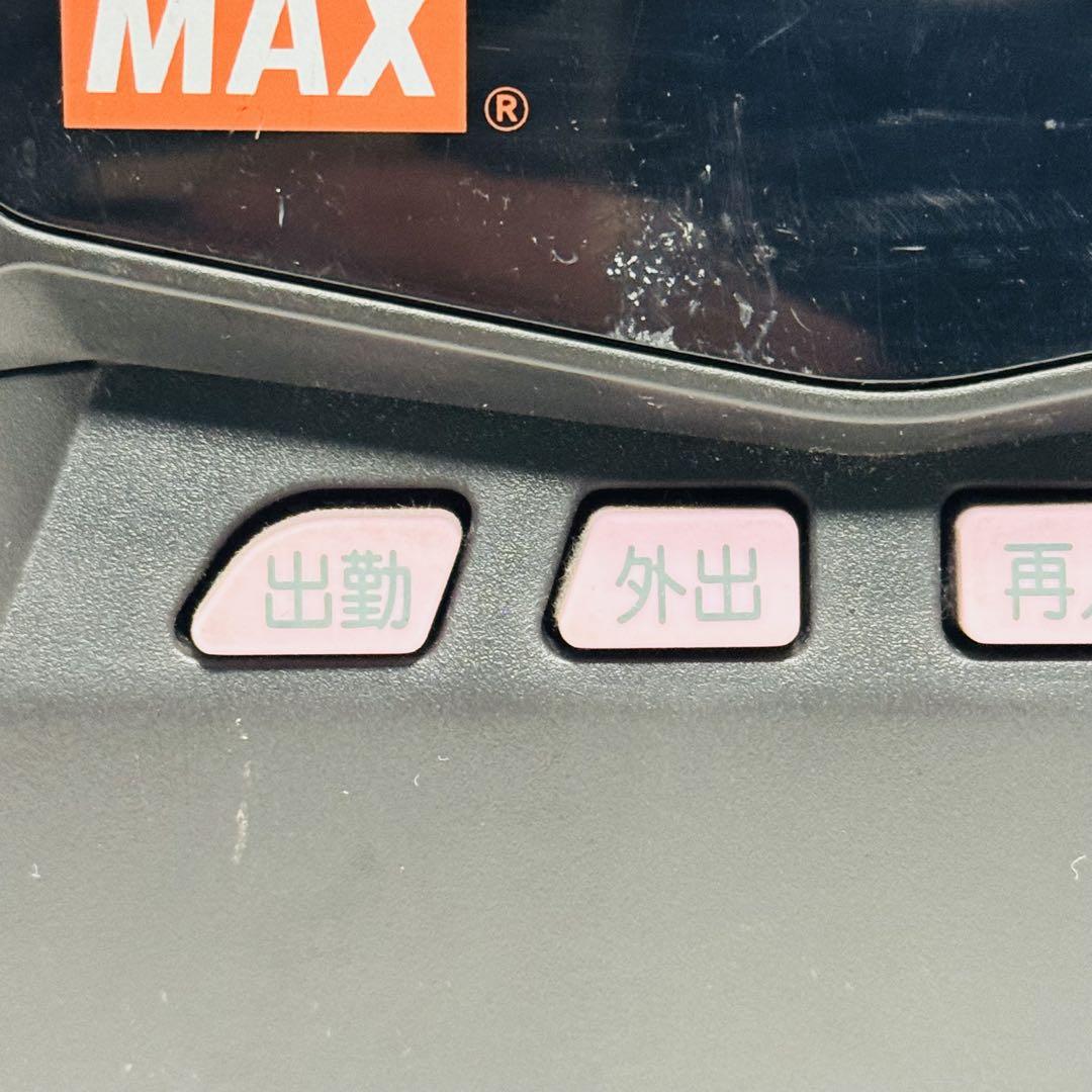 MAX ER-110S III 電子タイムレコーダー　タイムカード