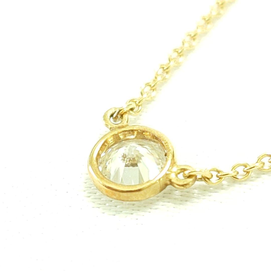 TIFFANY ティファニー K18 バイザヤード ダイヤ ネックレス 6048