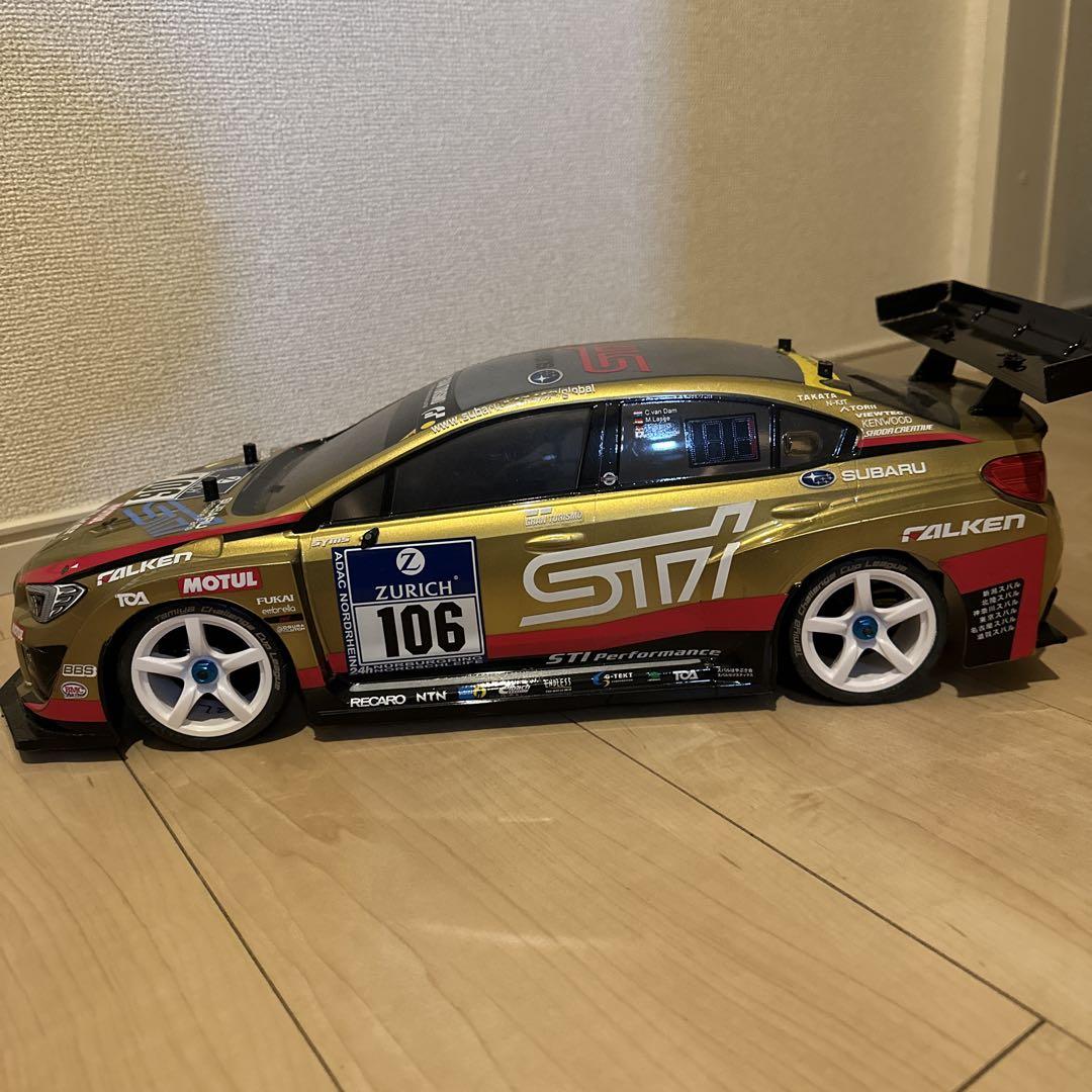 タミヤ 1/10 SUBARU WRX STI NBR ボディ
