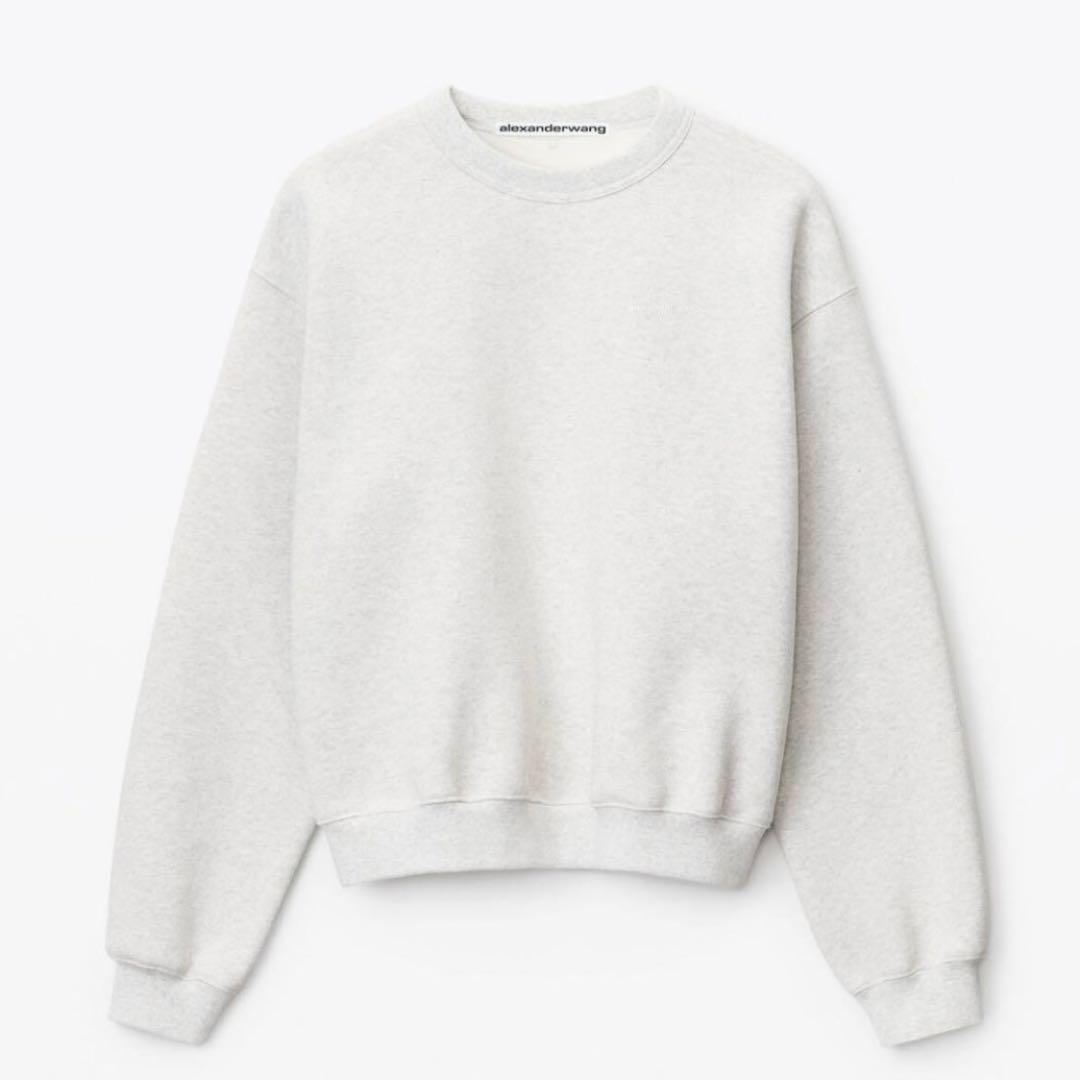 Alexander Wang デンスフリース クルーネックプルオーバー 登坂 Alexander Wang デンスフリース クルーネックプルオーバー 登坂