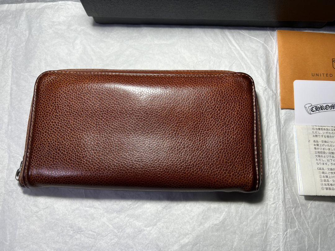 【未使用並み！美品！至極の逸品】クロムハーツ スリーパッチ ウォレット 財布