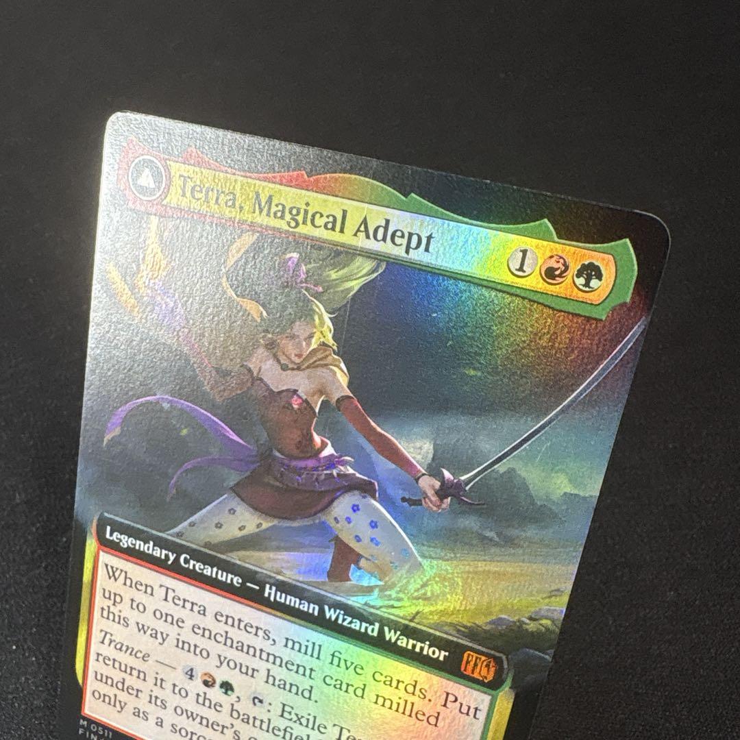 MTG 魔導戦士、ティナ 拡張foil 初期傷あり 日)魔導戦士、ティナ / Terra, Magical Adept - 幻獣の血を引く