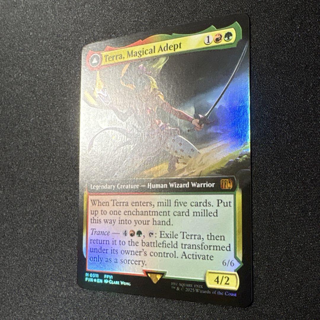 MTG 魔導戦士、ティナ 拡張foil 初期傷あり FOIL)魔導戦士、ティナ/Terra, Magical Adept《日本語》【FIN】