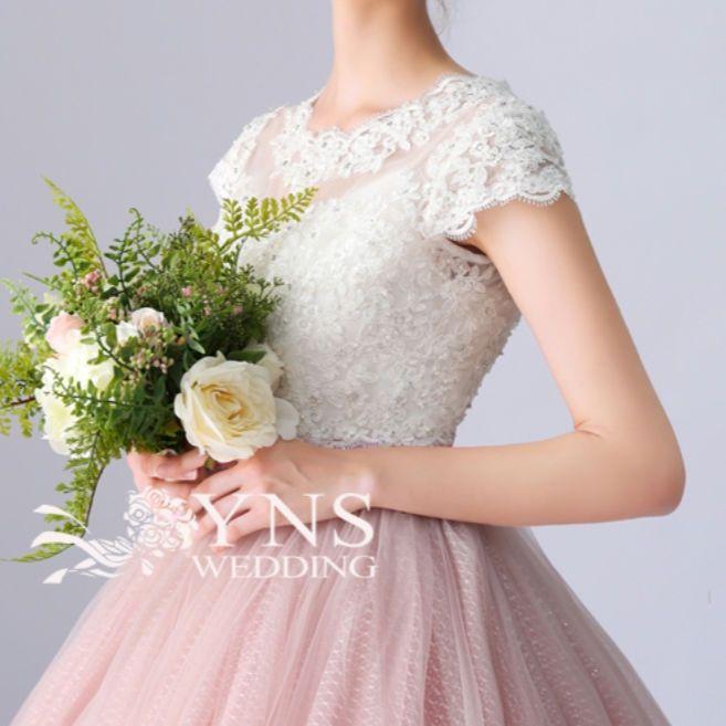 【美品】yns wedding SL-PO43-S レースボレロ
