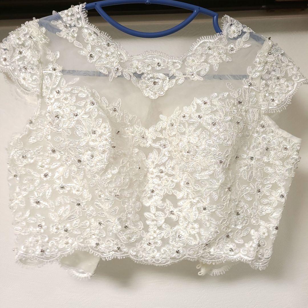 【美品】yns wedding SL-PO43-S レースボレロ
