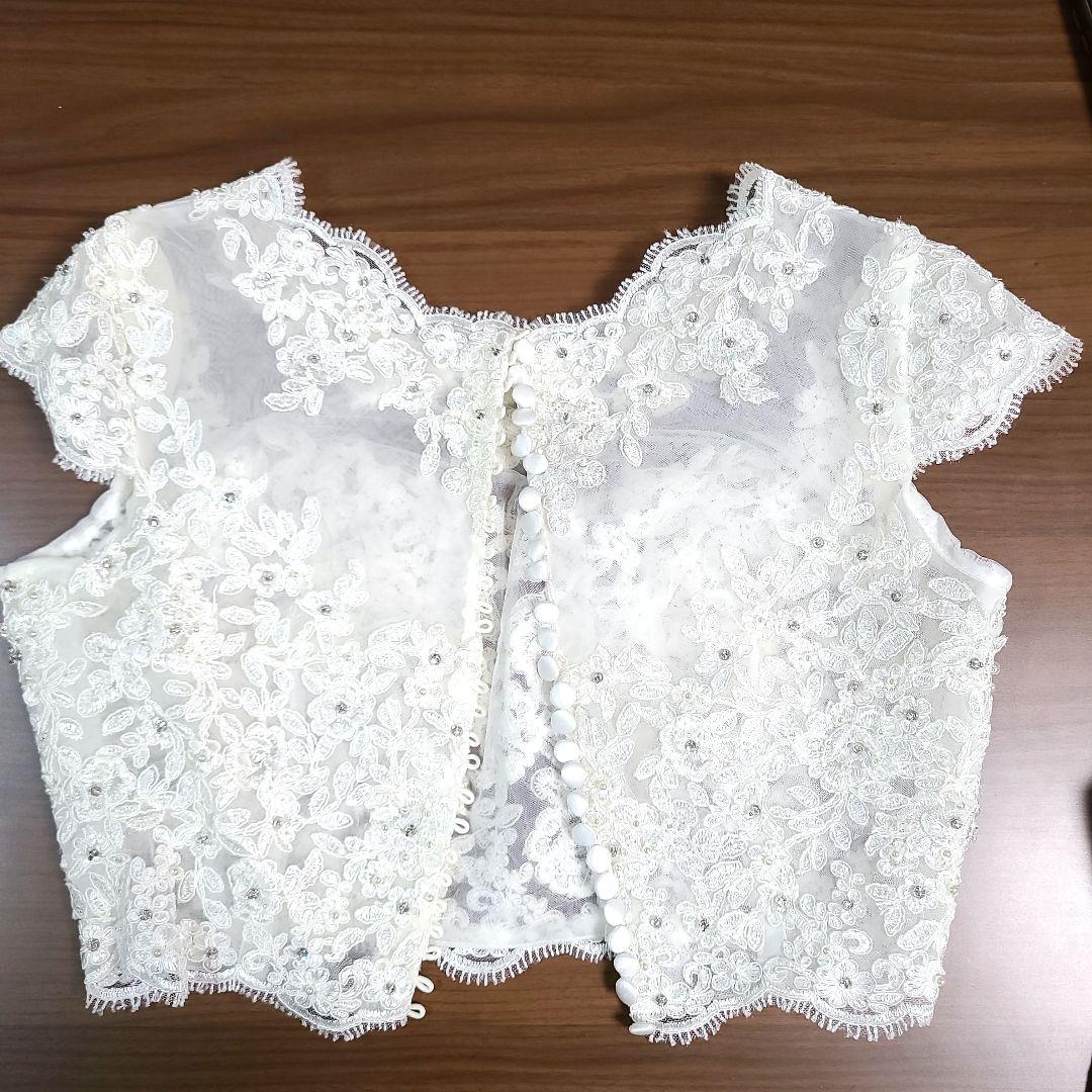 【美品】yns wedding SL-PO43-S レースボレロ