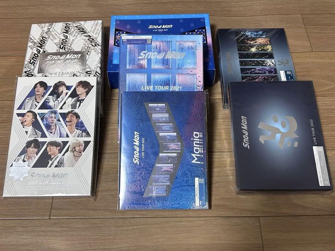 Snow Man CD DVD Blu-ray まとめ売り SnowMan CD、Blu-rayまとめ売り！ 全形態特典付き！ - アイドル